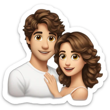 TINI Stoessel and Rodrigo De Paul sticker
