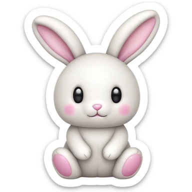 Jellycat bunny sticker