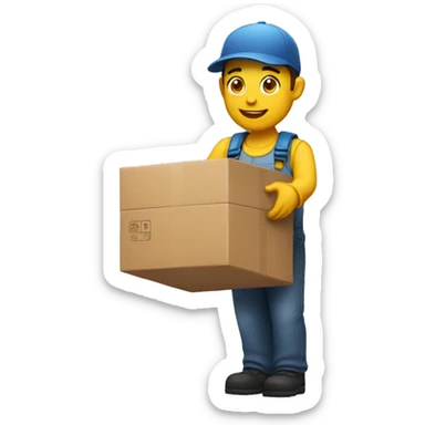 delivery boy sticker
