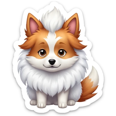 Falvie-Fionbri-creature-sparkle-dog sticker