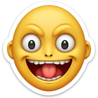 Nasty freaky emoji  sticker