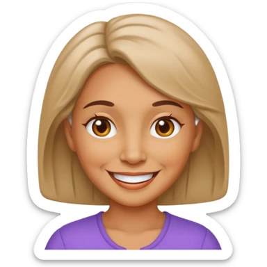  baby boomer woman sticker