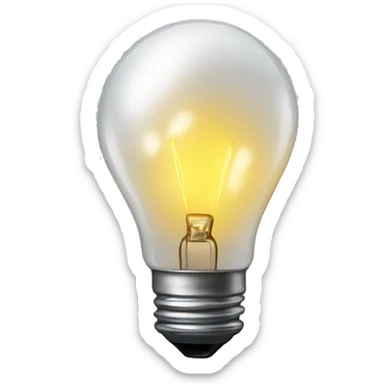 bulb sticker