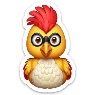 pollo spettatore sticker