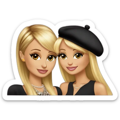 Paris Hilton and Nicole Richie sticker