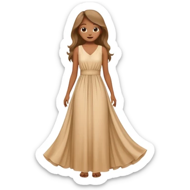 Real star face with a full body 👗 sticker