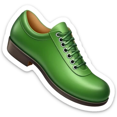 Sapato verde sticker