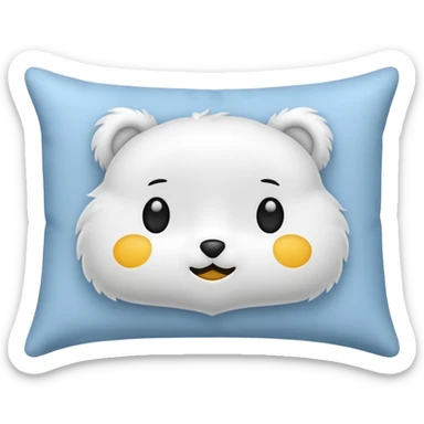 bed pillow  sticker