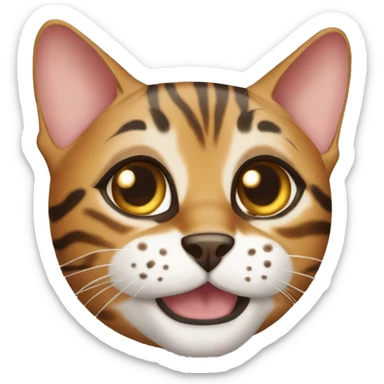 Bengal cat sticker