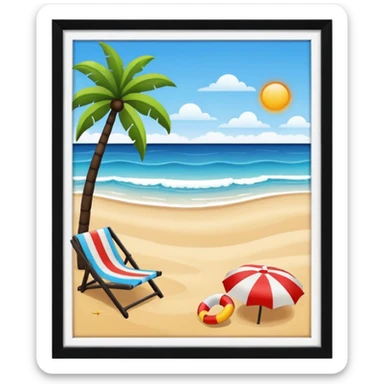beach sticker