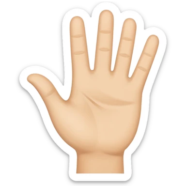 hello hand waving emoji sticker