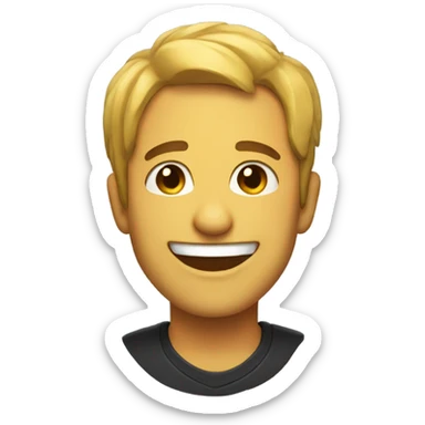 devious grin sticker