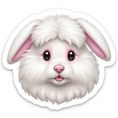 Easter Bunny dog sticker