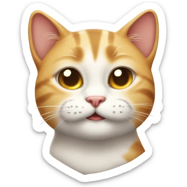 smirking cat emoji but they are especially smirky sticker