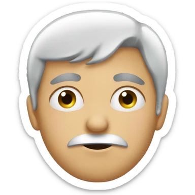 Person doing eye roll sticker