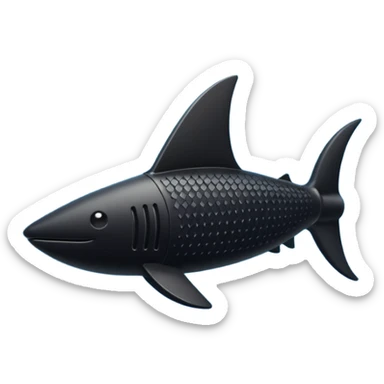 The underwater fin sticker