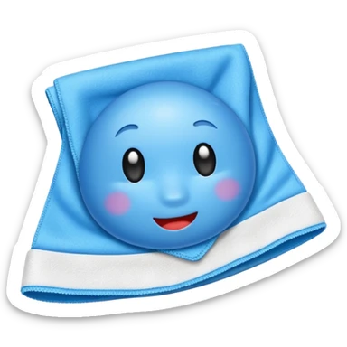 cleaning product and rag sticker