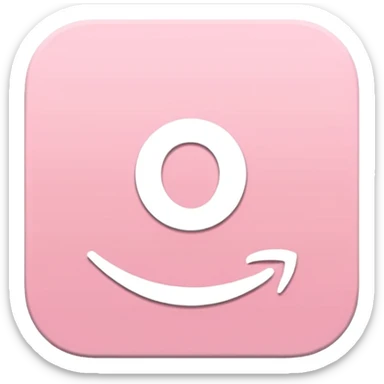 amazon prime video aesthetic logo in pastel pink sticker