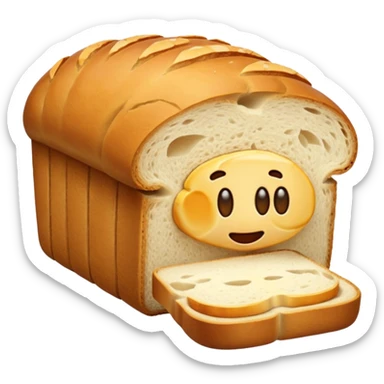 loaf of bread sticker