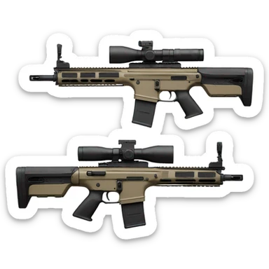 FN scar 16 sticker