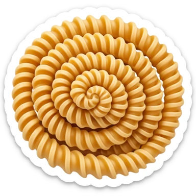 fusilli pasta sticker
