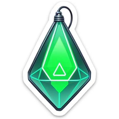 neon cyberpank plumbob sticker