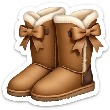 Bow Uggs￼ sticker