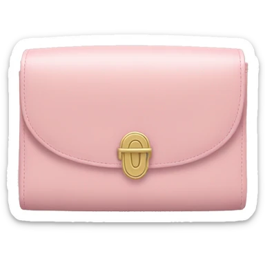 light pink channel purse flap sticker