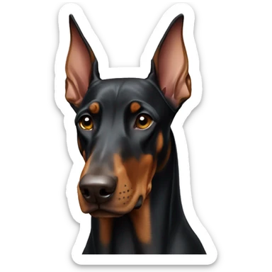 Doberman sticker
