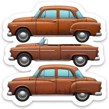 old cars sticker