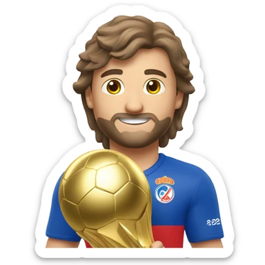 Dominik Szoboszlai with the Euro 2024 trophy sticker