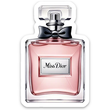 Miss dior perfume sticker