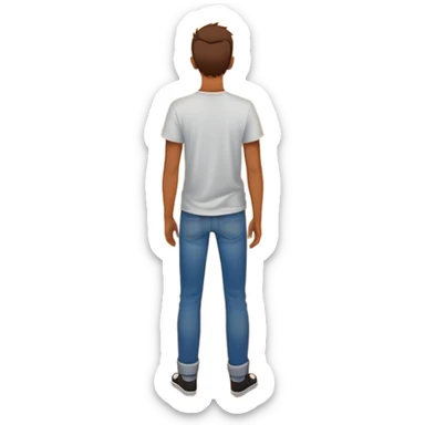 A person stands outside of a parked car on the side of a long, open road. They’re facing forward, gazing at a glowing sunset in the distance. The road stretches far ahead, symbolizing possibilities and new directions.  sticker