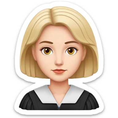 make a female judge  sticker