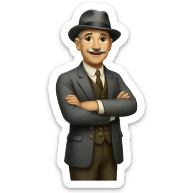 industrialist 1920s sticker