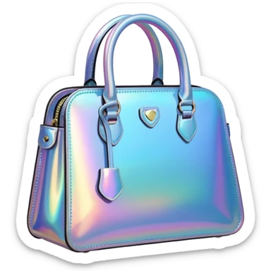 Holographic handbag  sticker