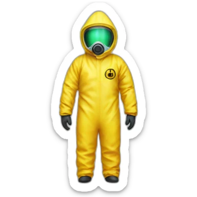 hazmat suit sticker