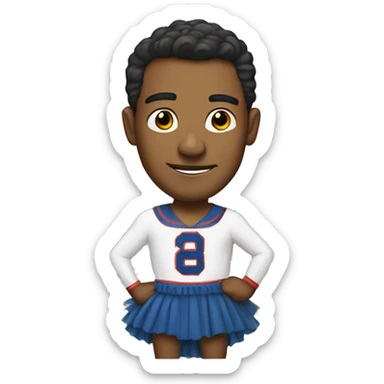 Leo ole davis with a tutu sticker