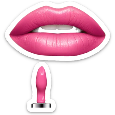 Pink Dior lip oil sticker