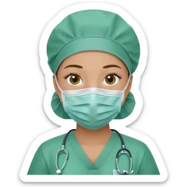 scrub nurse sticker