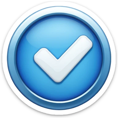 Instagram blue tick verified badge emoji sticker