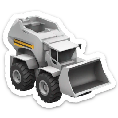 white mining pick sticker