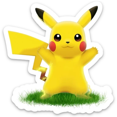 Pikachu sticker