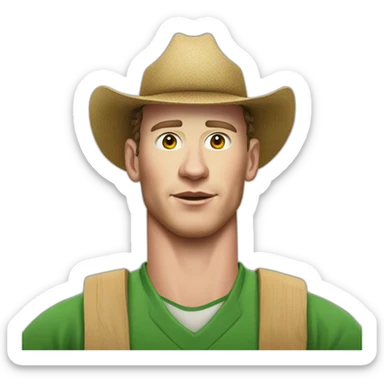 Jonathan Toews as potato farmer sticker