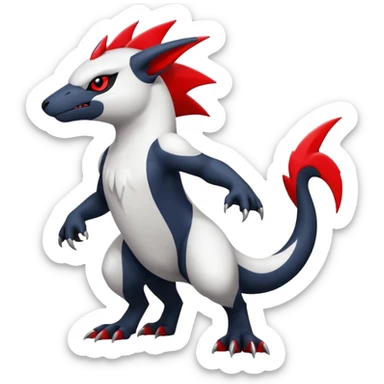 Zangoose-Salandit-Absol-fusion sticker