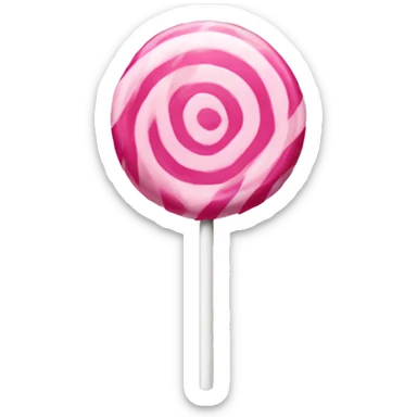 Pink aesthetic lollipop sticker