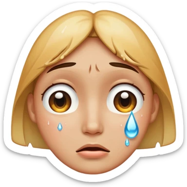 avec des larmes  sticker