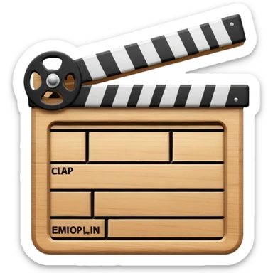 cinema clap sticker
