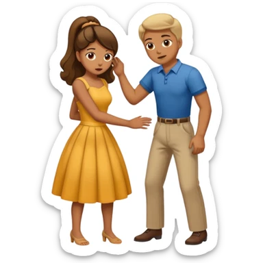 Spanking ass sticker