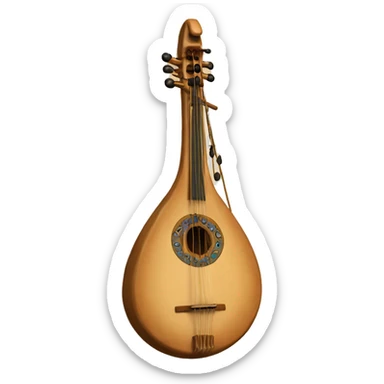 Cretan Lyra instrument  sticker